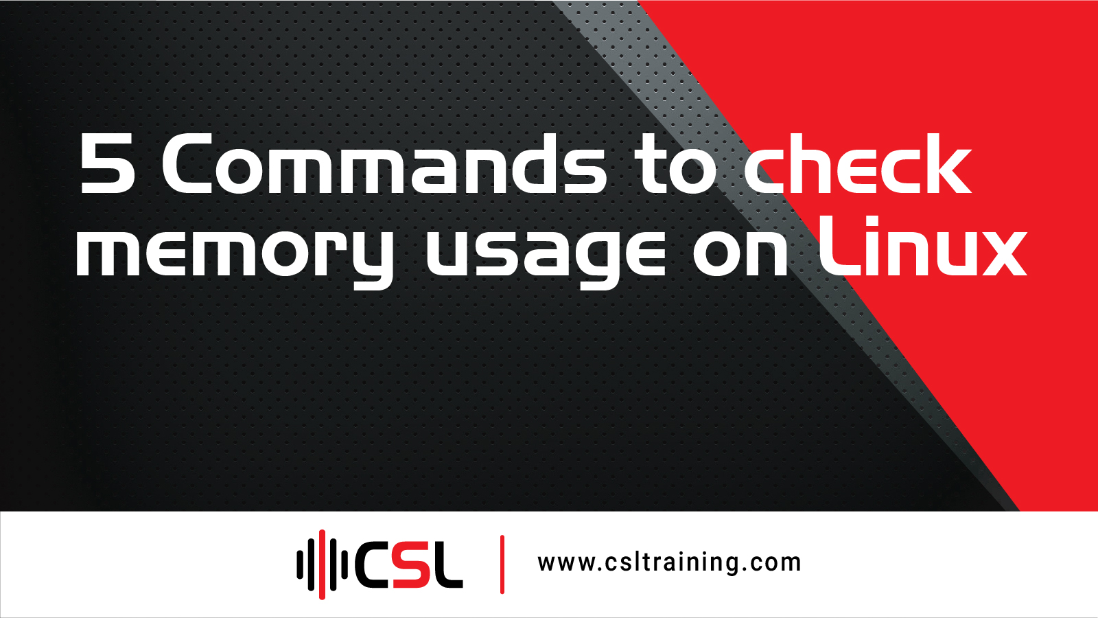 Read more about the article 5 Commands to check memory usage on Linux