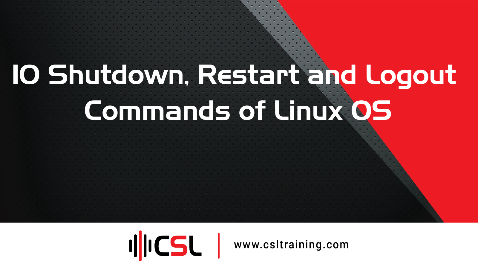 Read more about the article 10 Shutdown, Restart and Logout Commands of Linux OS