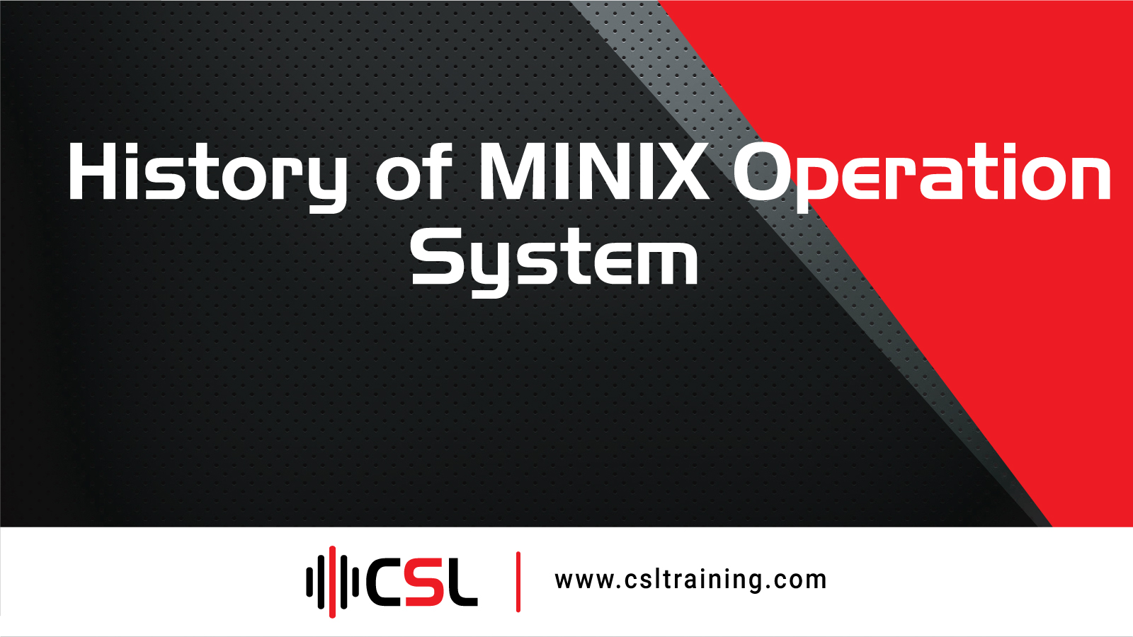 Read more about the article History of MINIX Operation System