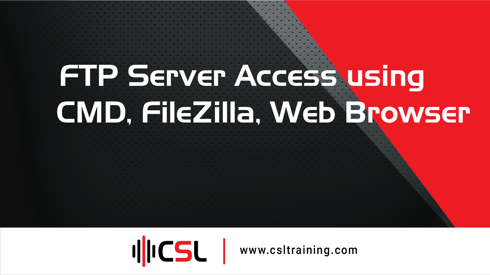 Read more about the article FTP Server Access using CMD, FileZilla, Web Browser